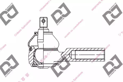 Наконечник поперечной рулевой тяги DJ PARTS DE1050